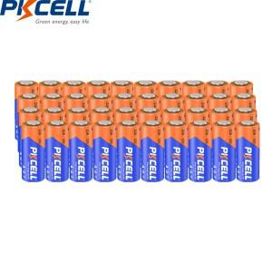 PKCELL 60PCS A23 23A 알카라인 배터리 12V Non-Recargables Pilas 차고 문 오프너 천장 팬 리모컨 초인종