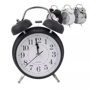 무소음 헤머벨 자명종 탁상 알람 자명종시계 (KYR-W9C8021)