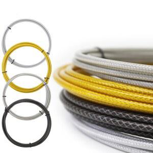 미터 자전거 땋은 도로 호스 시프터 케이블 하우징 와이어 시프트 변속기 브레이크 라인 산악 위브 슬릭 루브