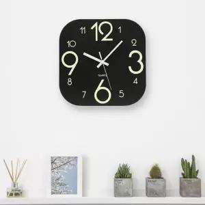 플랫우드 축광 야광 무소음 벽시계 가정용 축광벽시계 (KYR-WC2E762)