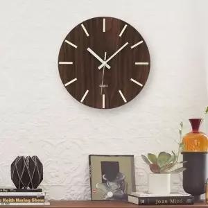 심플우드 축광 야광 무소음 벽시계 사무실 원형벽시계 (KYR-WC2E75C)