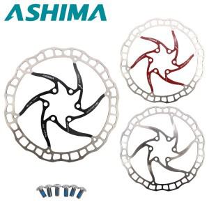 ASHIMA ARO 08 브레이크 디스크 로터 초경량 85g 산악 자전거 MTB 스테인레스 스틸 140mm 203mm 6 볼트