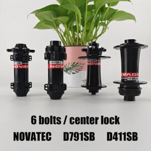 노바텍 D791SB D411SB 프론트 허브 디스크 브레이크 자전거 24h 28h 32h QR 9x100 12x100 15x100mm MTB 로