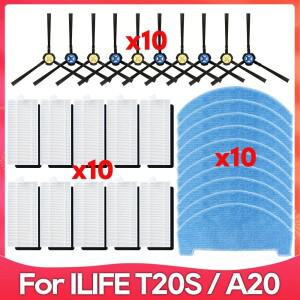 ILIFE T20S A20 Polaris PVCR 3600 G2 0926W 0726W / 1226 필터 사이드 브러시 천 액세서리와 호환 가능