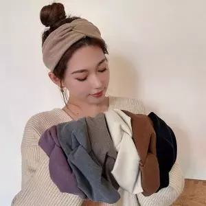 [하프클럽/셀러허브_여성트랜드패션]고급스러운 터번 니트헤어밴드 헤어밴