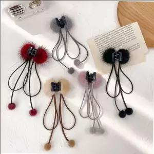 [하프클럽/셀러허브_여성트랜드패션]헤어집게 미니 헤어 구성 폼폼 집게핀