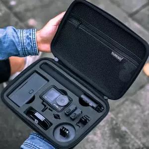 휴대용 케이스 PU 방수 가방 충전기 배터리베이스 Selfie 스틱 스토리지 핸드백 DJI Osmo 액션 43 카메라