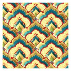 불감벽 불당 스티커 식 금박 벽지 금색 접착 자체 반사 배경