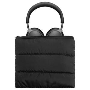 [미국배송] 지크리아 노바 헤드폰 퍼프 파우치 보스 큐쿨트라 QC45 JBL TUNE 520BT 소니 WH-CH720N 등과 호환 헤드셋 휴대용 가방 오버이어 헤드폰용 소프트 여행용 파우치 케이스(블랙)