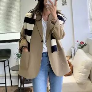 정품발송 다비몽 브랜드관 / 다비몽_바키오 트렌치 베이직 원버튼 자켓2컬러 341169