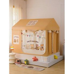 보온 텐트 지붕모양 침실용 소형 120cmx 단열 난방 파티 우풍 포레스트 차단 길이 200cm