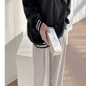 바시티 스타디움 캐주얼 바람막이 자켓 겨울 방풍 아우터 플리스 후드 다운 점퍼 코트 가을 하객룩