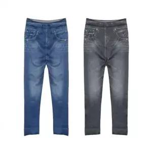 [하프클럽/]스판 청바지 편한레깅스 워싱 레깅스 진 데님 청레깅