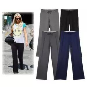 [하프클럽/]편안한 긴바지 바지 통바지 데일리 밴딩 요가 허리끈