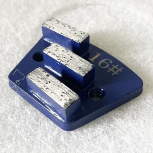 콘크리트 테라조 바닥용 다이아몬드 연삭 블록 수리 및 광택 금속  6 개