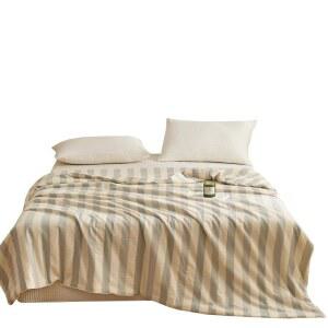 풍기인견 부드러운 여름 기숙사 침구 경량 가능한 사무실 스트라이프 청소년용