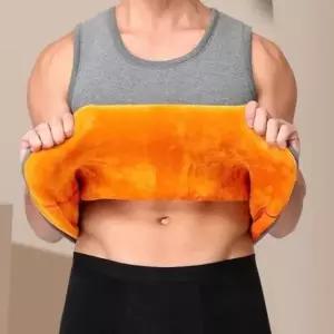 남성 기모 런닝 나시티 1P 겨울 보온 내복 티셔츠