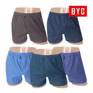 비와이씨 BYC 프리시티프리박서 남성 트렁크 사각 팬티 남자팬티 5종세트 1637671