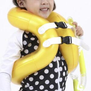 아동용 목허리받침 튜브 4 5살 구명조끼형 스윔베스트