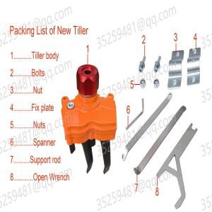 2025 2  MK2 로터리 괭이 날 블레이드 브러시 커터 고추 재배 범호환  헤드 원예 도구 미니 경운기 토양 차