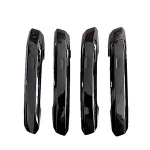 아우디 호환 A4 B9 A5 2017 2020 Q5 2019-2024호환  자동차  검정색 외부 도어 핸들 손잡이 커버 세트