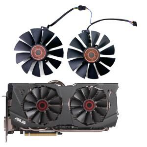 ASUS 그래픽 비디오 카드 냉각 선풍기 쿨러 95MM FD10015H12S 0.55A 5핀 GTX980 STRIX GTX 970 980 780 TI