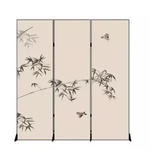 일본 병풍 3폭 가벽 가림막 실내 파티션 인테리어