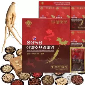 [온] 국내산 홍삼농축액 홍삼과 녹용을 한번에 프리미엄 홍삼 녹용 산야초 선물세트 2세트