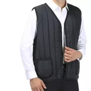 패딩조끼 조거바지 세트 기모 겨울 상하의 심플 (WFKEN9P)