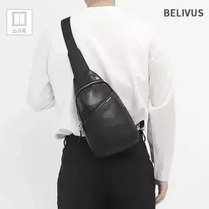 소가죽 힙색 여행용크로스백 웨이스트 남자슬링백 WFIQMTL