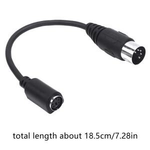 키보드  마우스 변속기 케이블 MD 6핀 암-DIN 5 수 Ps2