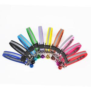 개발자국 목걸이 검은 고양이 머리  소형견에 호환 조정 가능한 개와 편리한