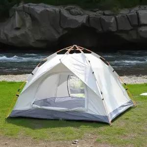 고품질 산들캠프 오토 원터치텐트 3~4인용 캠핑 피크닉텐트 (WFKDZ3V)