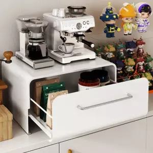 [퍼니메이커]디귿 철제 슬라이드 슬라이딩 수납함 서랍장 대형 디귿철제수납장 슬라이딩리빙박스 티백정리