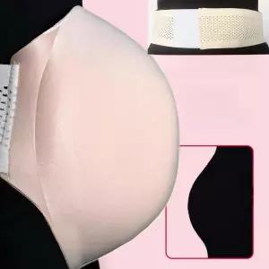 임산부 가짜 분장 모형 공연 뱃살 만삭 연극 임신체험 소품 실리콘 일체형 코스프레 복대