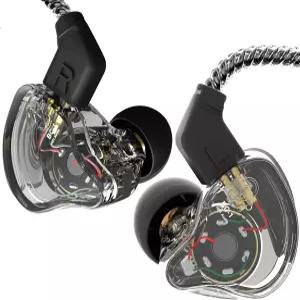 CCZ Yinyoo 멜로디 인 이어 모니터 이어폰 헤드폰 유선 이어버드 마이크 없는 IEM HIFI 베이스 1DD 1BA
