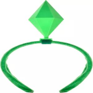 SUPWISER 다이아몬드 헤드밴드 부착 조절 가능한 게이밍 헤드셋 장식 녹색 및 노란색 빨간색 할로윈