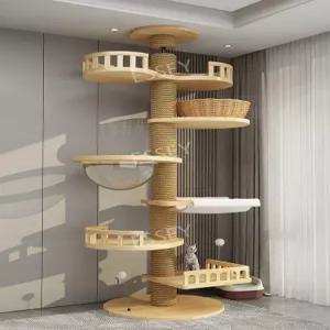 캣타워 고양이 고양이놀이터 고양이집 원목