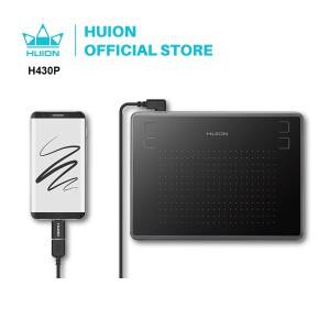 HUION-H430P 그래픽 드로잉 디지털 태블릿 서명 펜 OSU 게임 펜 배터리 없는 스타일러스 휴대용