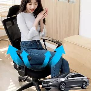 LF쏘나타 여름용 호환 메쉬 쿨링방석 통풍차량용 사무실 방석 자동차 의자 아이스 냉풍