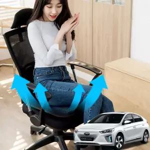 아이오닉 여름용 호환 메쉬 쿨링방석 통풍차량용 사무실 방석 자동차 의자 아이스 냉풍