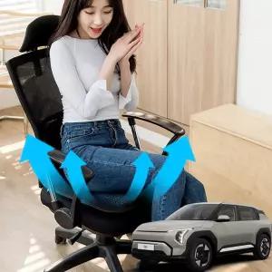 EV3 여름용 호환 메쉬 쿨링방석 통풍차량용 사무실 방석 자동차 의자 아이스 냉풍