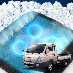 포터 호환 차량용 쿨링시트 메쉬 4팬용방석 사무실 여름방석 자동차 의자 아이스 휴대용 용통풍 용자동차