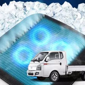 포터2 호환 차량용 쿨링시트 메쉬 4팬용방석 사무실 여름방석 자동차 의자 아이스 휴대용 용통풍 용자동차