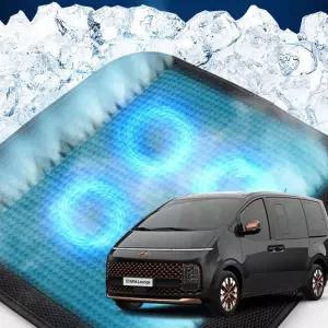 스타리아 호환 차량용 쿨링시트 메쉬 4팬용방석 사무실 여름방석 자동차 의자 아이스 휴대용 용통풍 용자동