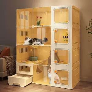 캣빌라 캣타워 호텔장 고양이 하우스 반려묘 캣 숨숨집 수직 케이지화장실모래삽