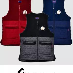 따뜻한 보온 앞지퍼와 주머니가 실용적인 누빔 치마겨울앞치마 뽀글이치마 형치마 작업용치마 어린이집치마