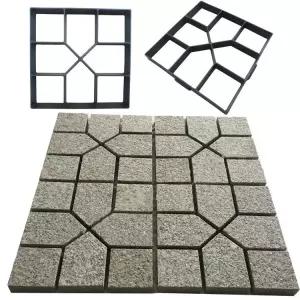 보 럭틀 정원 디딤돌 모양틀 시공 화단 타일 정원석 바닥 만들기