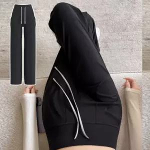 여성 허리밴딩 편하고 신축성 좋은 일상 일자핏통바지여자편한 카고 정장 따뜻한 넓은 기모 밴팬츠 면바지