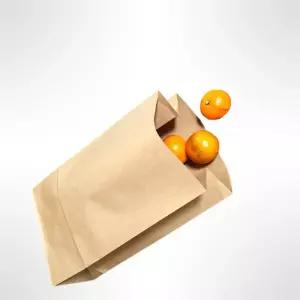 크라프트 선물포장 각대종이백 20X35.5cm옆10cm 50매 베이커리봉투 베이킹 빵봉투